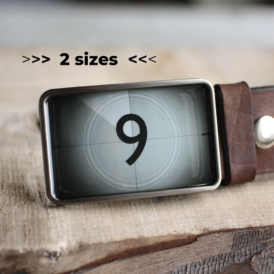 Movie Countdown Belt Buckle, Retro Film Director Actor Belt Buckle, Gift For Him, Mens Buckle