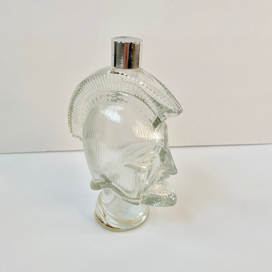 Vintage Avon Trojan Spartan Soldier Cologne Bottle, Clear Bottle Glass 1970S, Men's Beauty Products, Fragrances & Perfumes