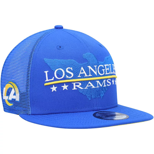 Men's New Era Royal Los Angeles Rams Totem 9FIFTY Snapback Hat, Blue