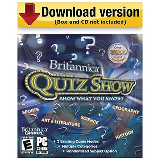 Britannica Quiz Show for Windows (1 - User) [Download]