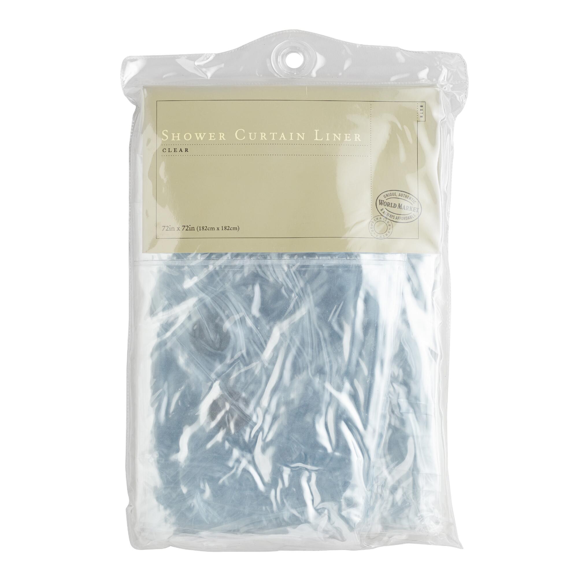 Clear Shower Curtain Liner by World Market