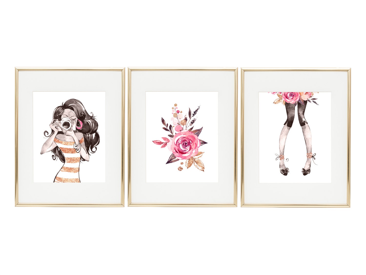 Fashion Wall Art, Teen Room Decor, Glamour Print, Girl Gifts