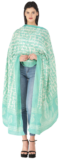 Hare Ram Krishna Cotton Prayer Shawl From Iskon Vrindavan By Bliss