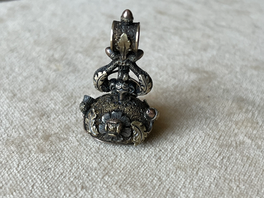 19Th Century Fertility - Vernal Equinox Aries Season 15K Chalcedony Fob