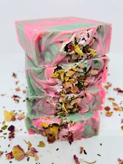 Guava & Fig, Handmade Soap, Pink Goat Milk Soap