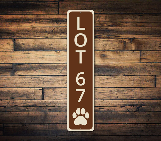 Camping Lot Number Sign, Camper Camp Post Number, Decor, Sign