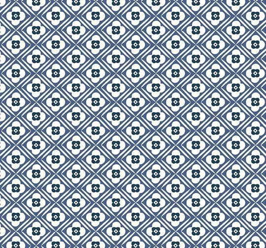 Bee Plaids Hugs Denim By Lori Holt For Riley Blake, 1/2 Yard - Cut Continuously, C12021-Denim