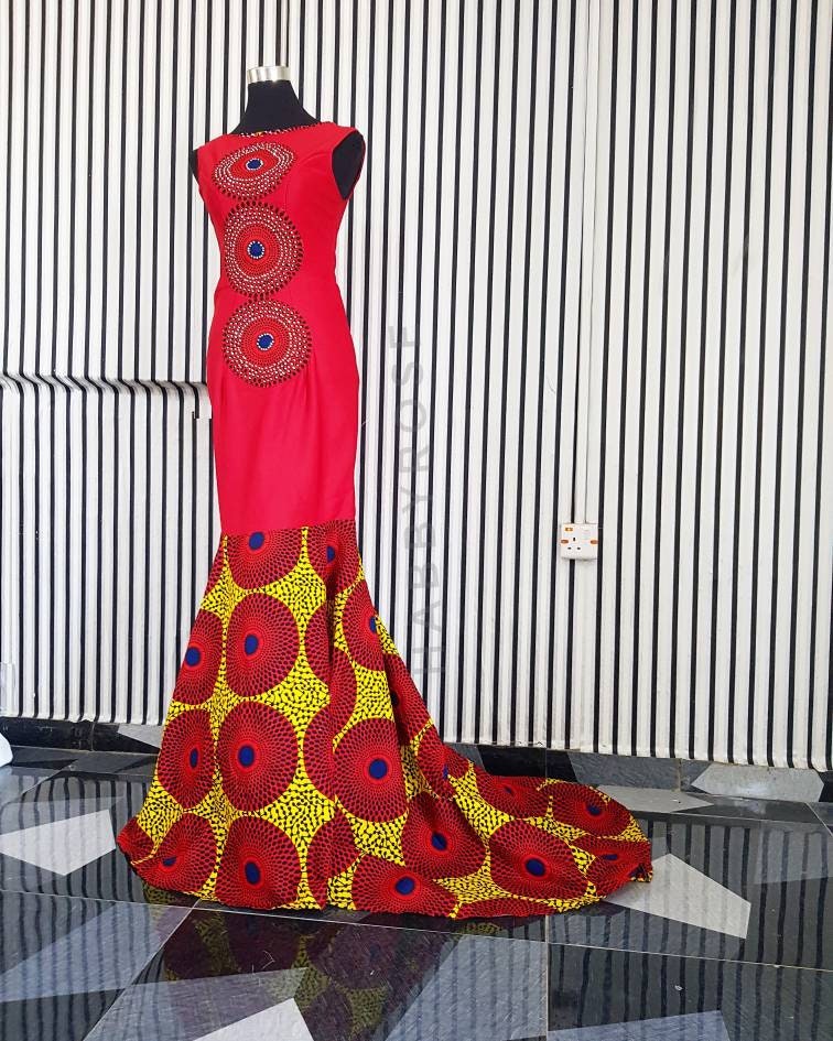 Oni African Dress// Dress/Prom Print Formal