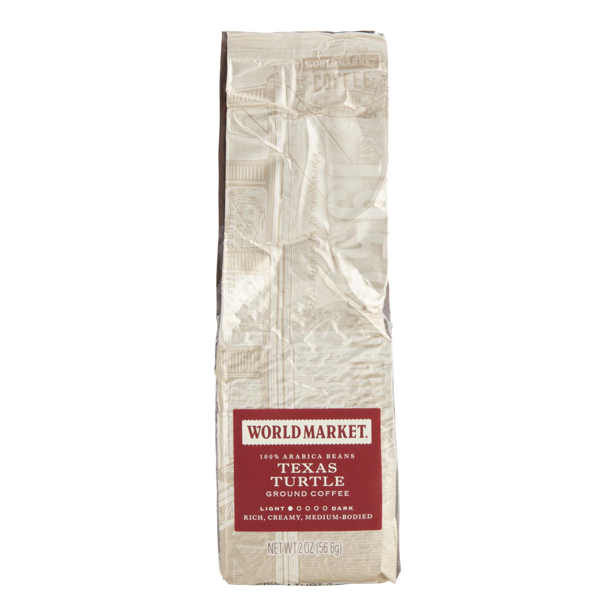 2 Oz. World Market Texas Turtle Ground Coffee Set Of 15 by World Market