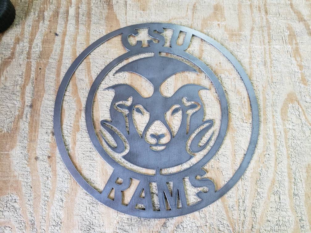 Csu Rams Metal Wall Hanging