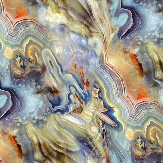 Bohemian Blend, Abalone, Digitally Printed, By Hoffman California International Fabrics, 100% Cotton Woven Fabric, Choose Your Cut