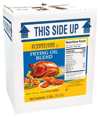 Summer Oaks Plantation Frying Oil Blend - 3 Gallon