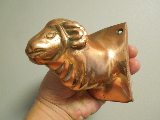 Unique Aries Ram Coat Hook, Leadership, Action, Power Symbol, Free Shipping