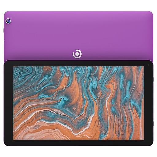 DP Core Innovations 10.1" Tablet, Quad Core, 1GB RAM, 16GB, Android 10 Go Edition, Purple (CTB1016GPR)