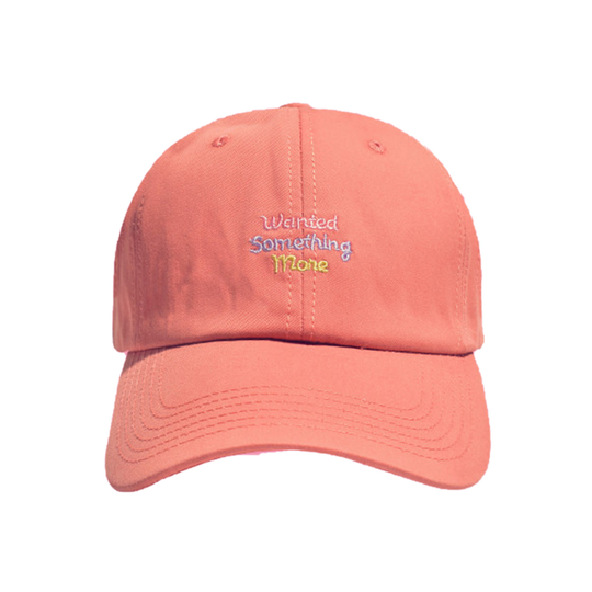 Embroidery Letters Baseball Cap Comfortable Cotton Blend Graceful All-match Sports Hat for Climbing - orange