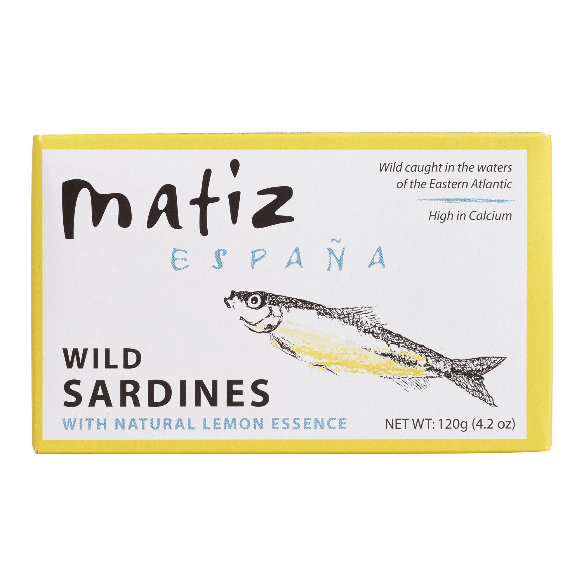 Matiz Gallego Sardines with Lemon Set of 12 by World Market