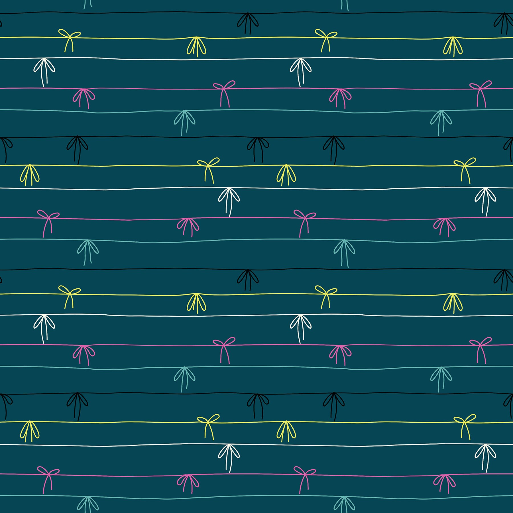 Adorn Tied Up Blend - Peacock Rs1023 14 By Ruby Star Society Moda Half Yard