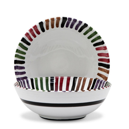 Deruta of Italy Bello Coupe Pasta Soup Bowl 8 in Round x 3 high