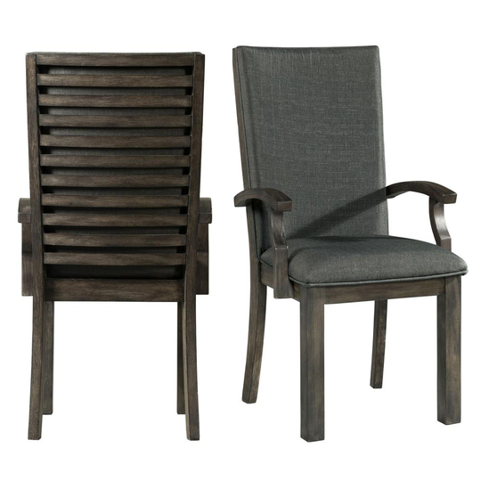 Picket House Furnishings Montego Contemporary/Modern Polyester/Polyester Blend Upholstered Arm Chair (Wood Frame) in Brown | DSB100AC