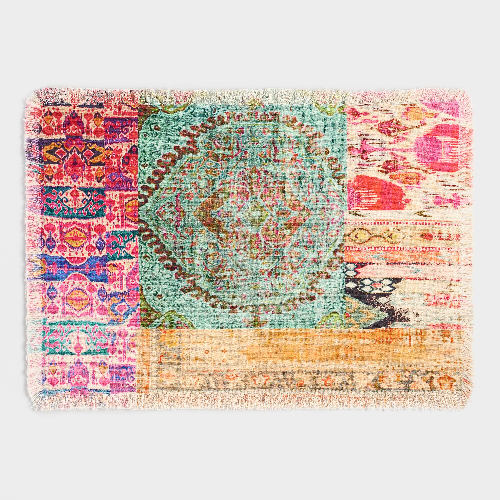 Multicolor Patchwork Haveli Placemats Set of 4 by World Market