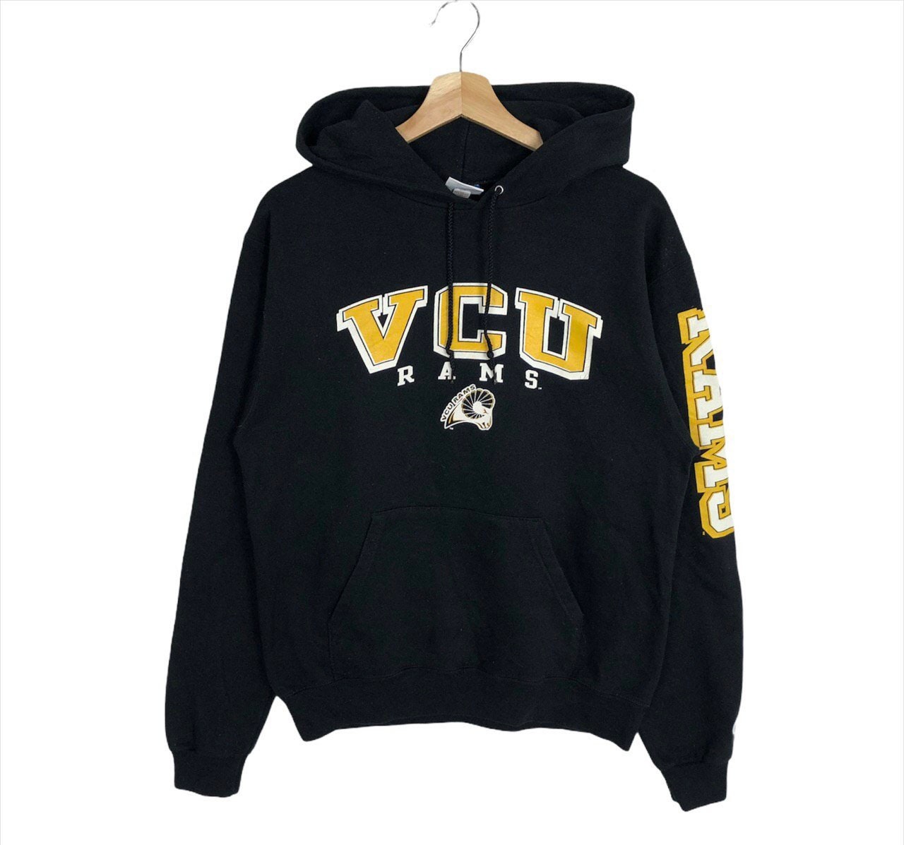 Vcu Rams Men's Basketball Team Champion Authentic Pullover Hoodies Unisex Clothing Size Small