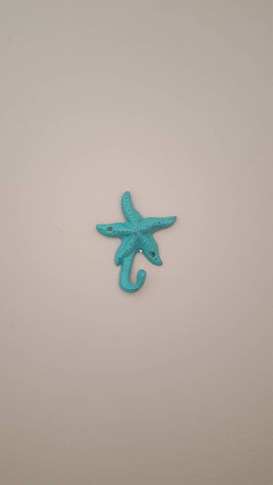 starfish Hook, Decor, Beach Nursery Decor Coat Towel Nautical, House, Ocean, Pool Nursery, Seaside