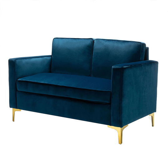14 Karat Home Casual Navy Polyester/Blend Sleeper in Blue | SFMSY0083-NAVY
