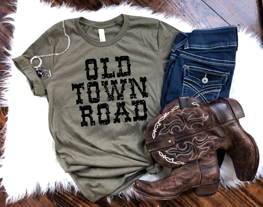 Old Town Road Shirt| Country Gift For Her| Womens Graphic Tshirts