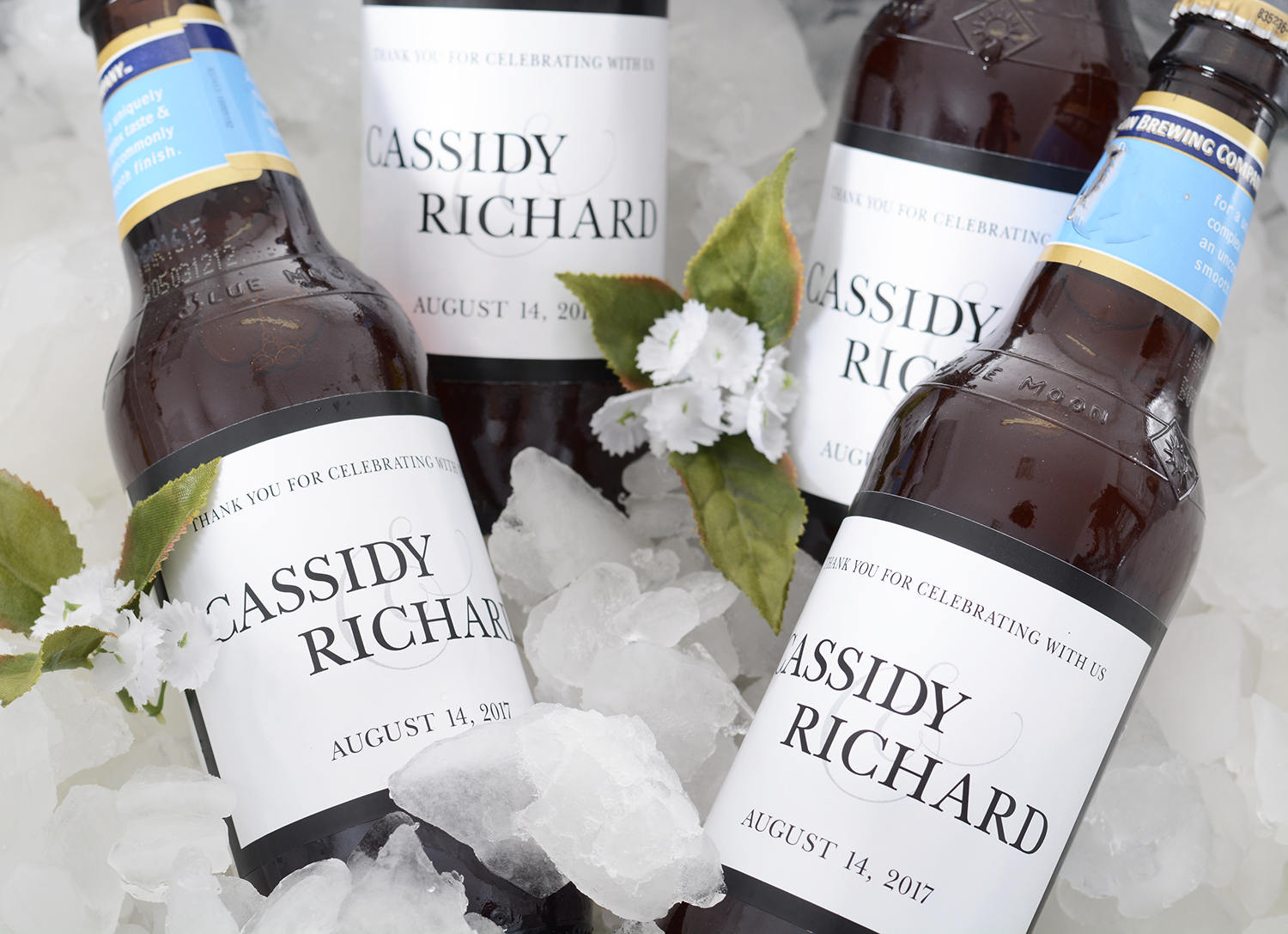 Wedding Beer Bottle Labels, Home Brew Label, Waterproof Stickers, Labels