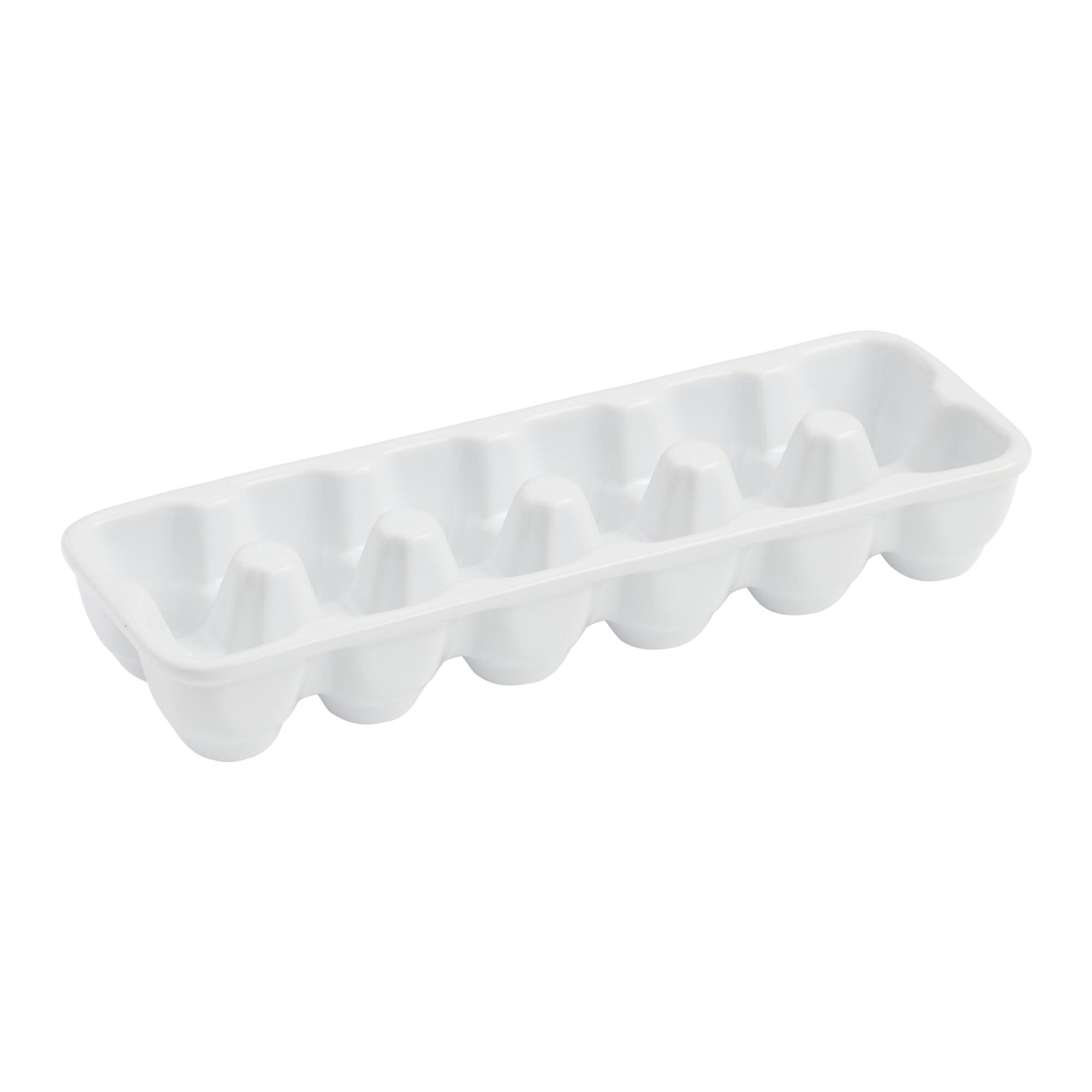 White Ceramic 12 Egg Crate - Stoneware by World Market