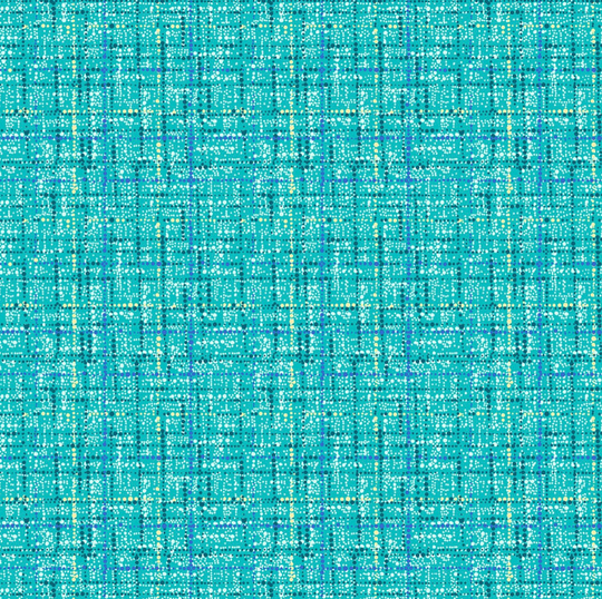 Turquoise Blender Texture Quilters Cotton Fabric, Cotton