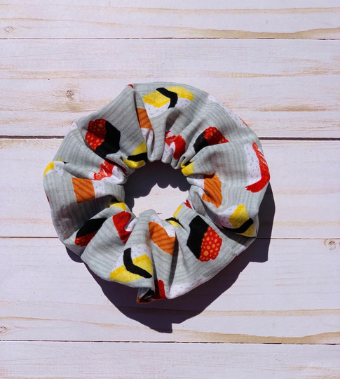 Grey Sushi Scrunchie/Sushi Scrunchie/Ramen Scrunchie/Food Scrunchie