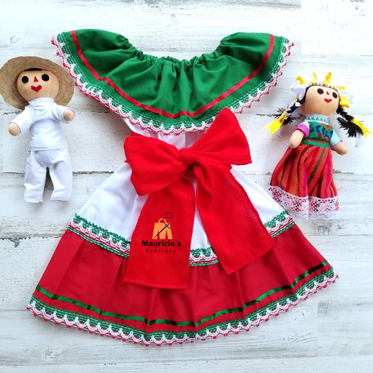 Mexican Dress For Girls, Girls Dress, Traditional Toddlers
