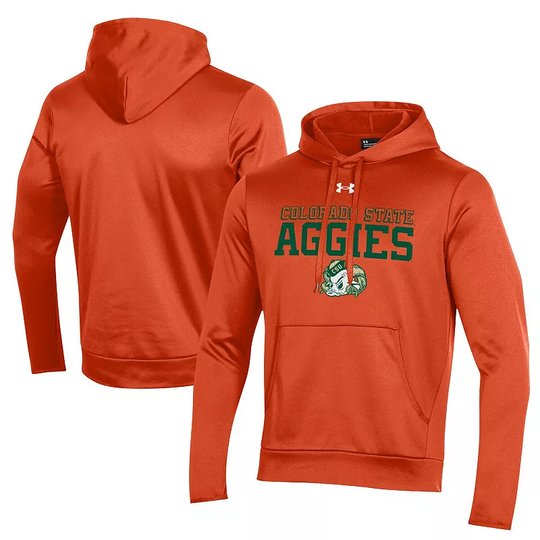 Men's Under Armour Orange Colorado State Rams 2022 Aggie Day Pullover Hoodie, Size: Medium