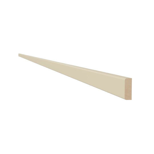 Luxxe Cabinetry Norfolk 0.5-in W x 96-in H x 0.25-in D Painted Blended Cream Cabinet Crown Moulding in Off-White | BM8-BC