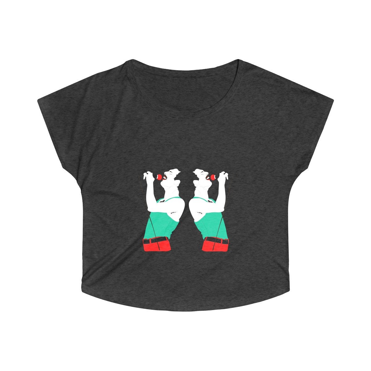 Freddie Mercury Women's Tri-Blend Dolman Sleeve Tee