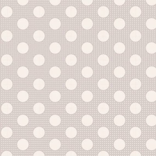 Tilda-Medium Dots Light Grey Til130008