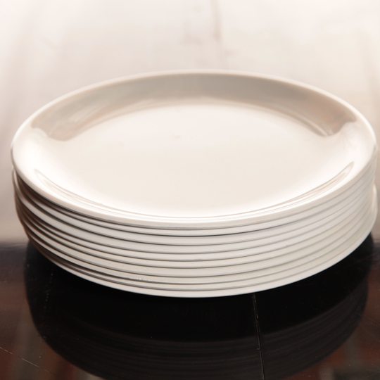 10 New Gustavsberg Melamine Plates, Sweden, 1960's Scandi Design