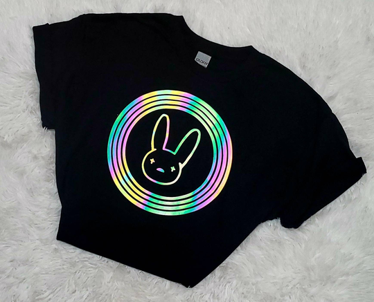 Bad Bunny T-Shirt Reflective Unisex T-Shirts