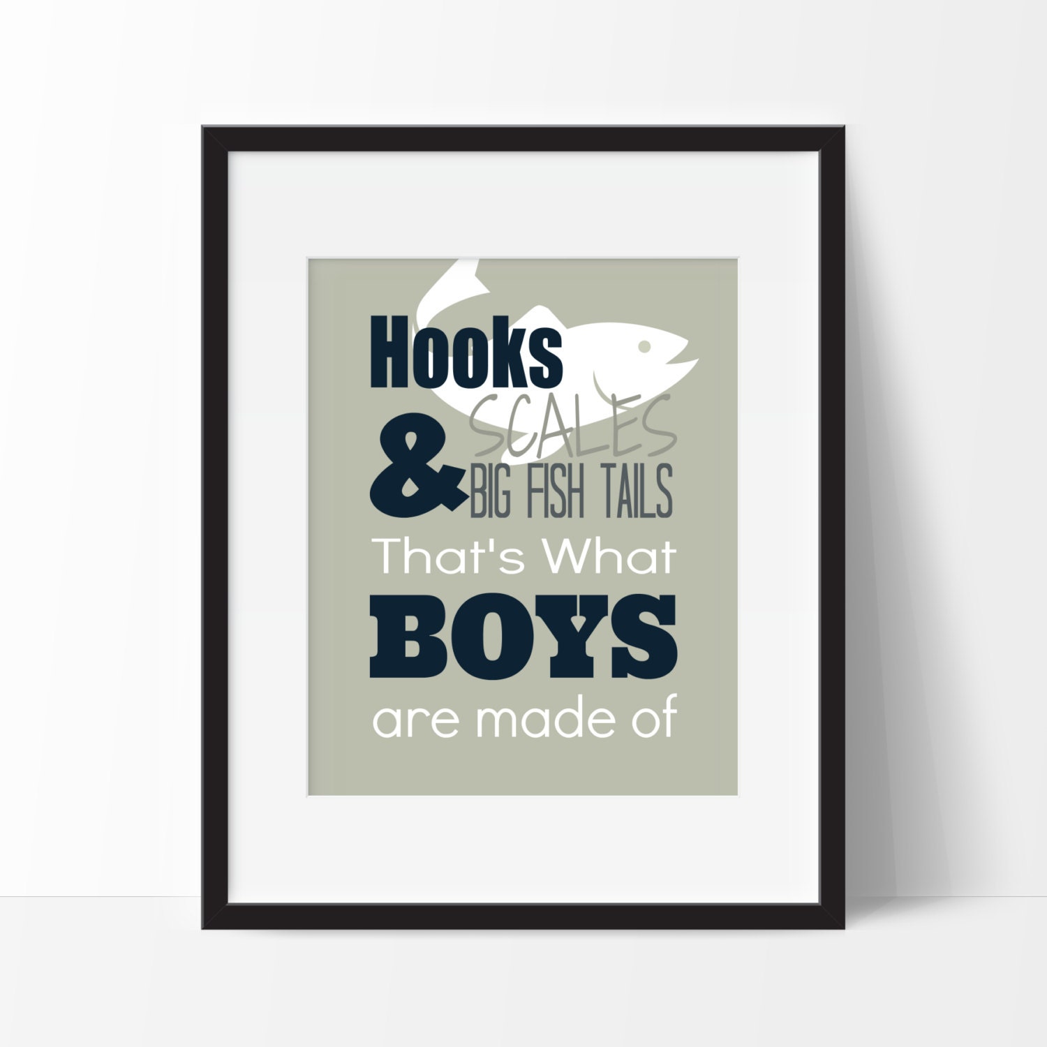 Fishing Nursery Wall Art, Decor, Decor For Boys Room, Boy Nursery