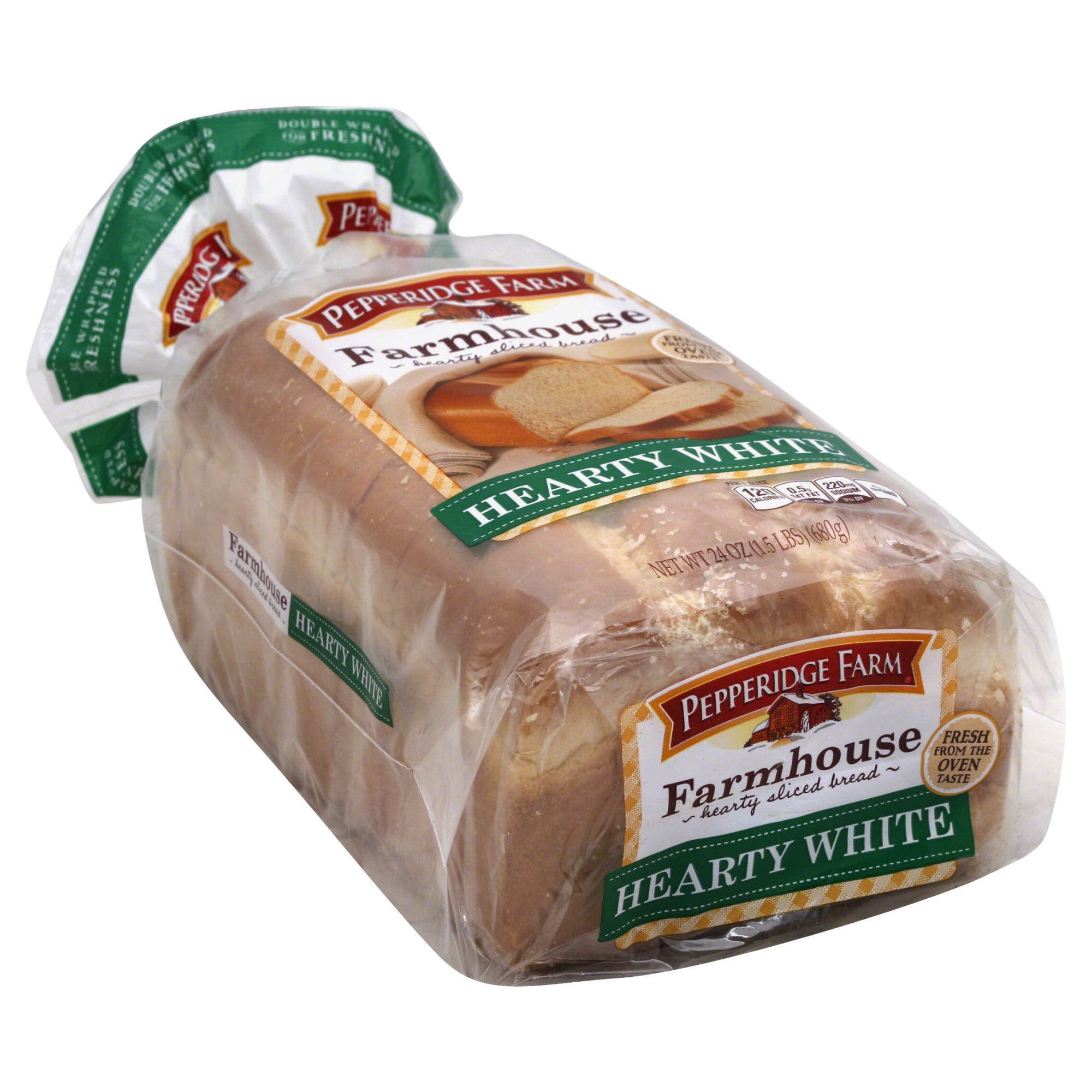 Pepperidge Farm Bread, Hearty White 24 oz (1.5 lb) 680 g