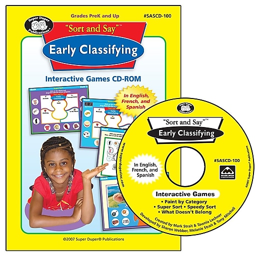 Super Duper MagneTalk - Early Classifying Interactive Games CD-ROM