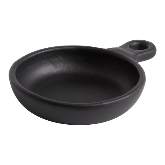 Mini Black Terracotta Bowl Decor - Ceramic by World Market
