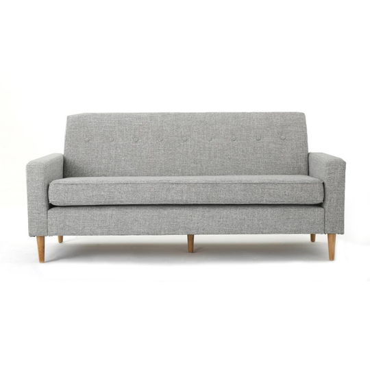 Best Selling Home Decor Sawyer Midcentury Grey Polyester/Blend Sofa in Gray | 302526