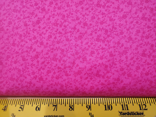 Pink Tonal Floral Blender Print For Quilting 100% Cotton 003292021012