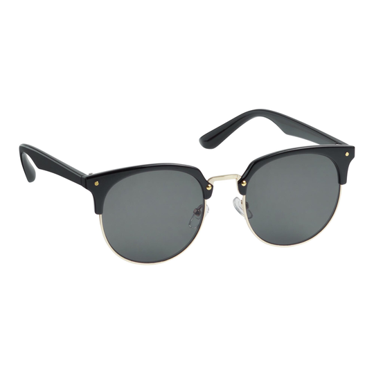 Classic Black And Gold Browline Sunglasses by World Market