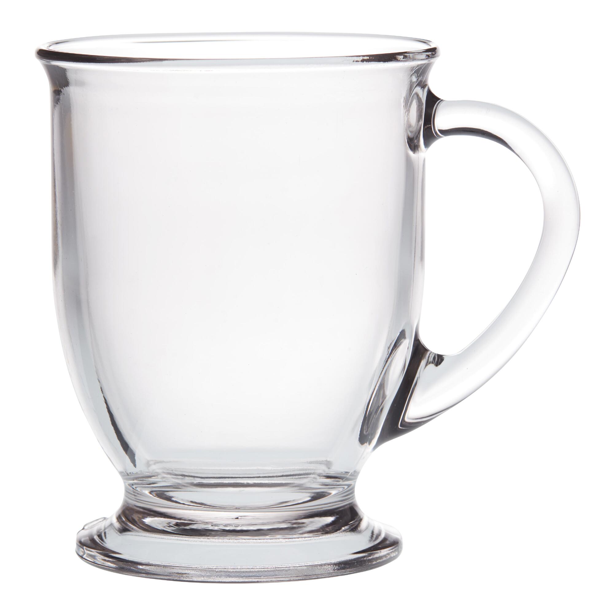 Glass Caf Mugs Set of 2 by World Market