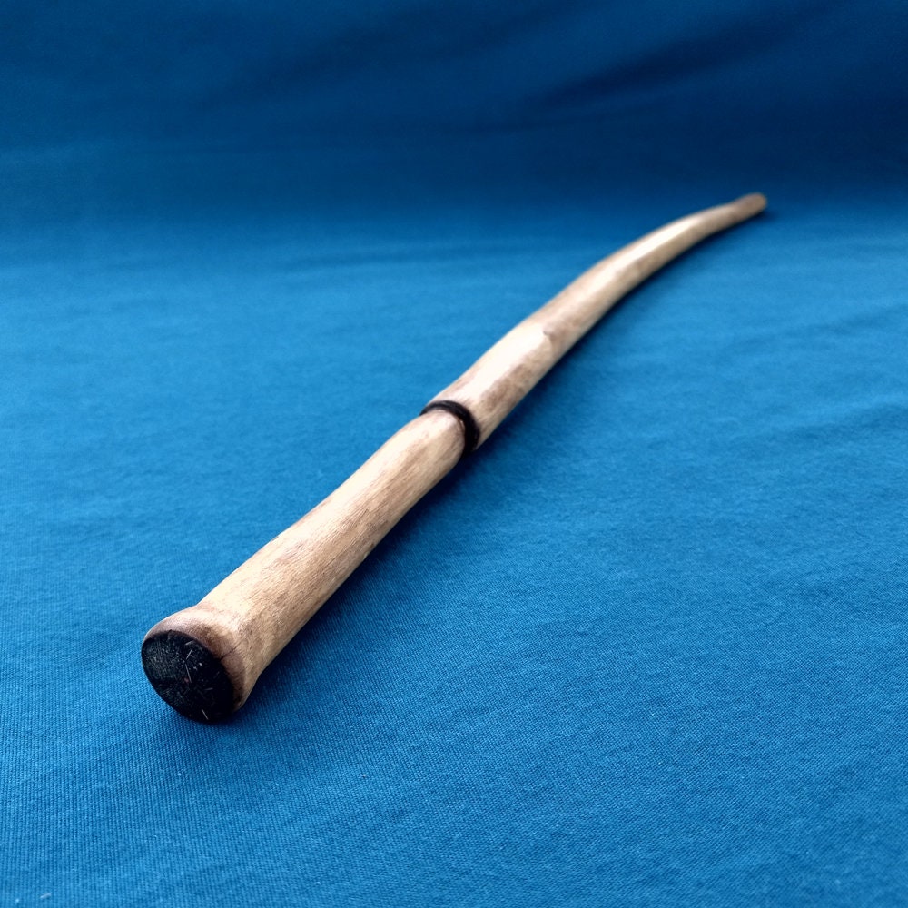 Wand, Hand Carved, Cottonwood, 13.25, Costume, Cosplay, Halloween, Wizard, Magic, Pagan, Viking - Made & Carved in The Usa