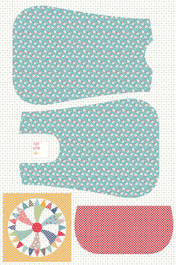 Cook Book Apron Panels By Lori Holt Of Bee in My Bonnet For Riley Blake Designs