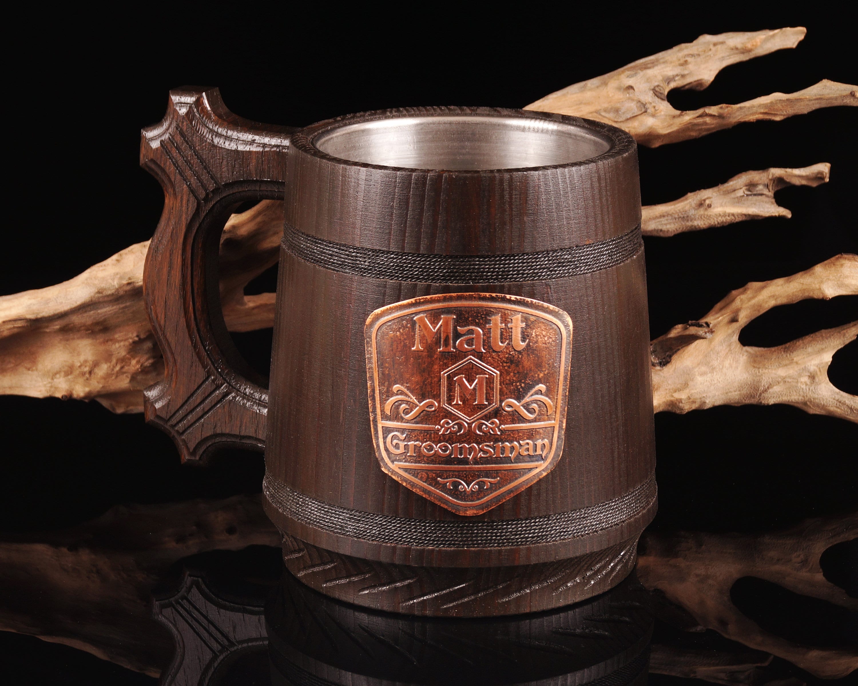 Groomsmen Gift Mug, Beer Stein, Custom Engraved Glass, Groomsman Proposal, Personalized Best Man Gift, Wedding Party